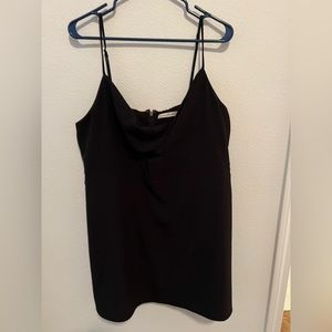 Black dress with adjustable straps
